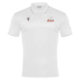 MACRON Draco Polo Weiß mit Sieglarer TV Fitness & Dance-Logo
