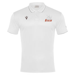 MACRON Draco Polo Weiß mit Sieglarer TV Ballsport-Logo