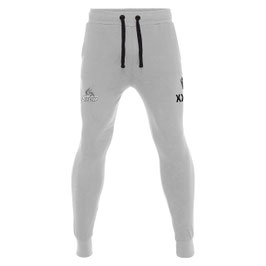 MACRON Harp Sweatpants grau mit Judo & Aikido-Logo und Initialen