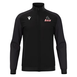 MACRON Anubis Trainingsjacke schwarz mit Judo & Aikido-Logo