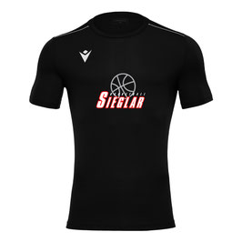 MACRON Rigel Hero Shootingshirt schwarz kurzarm mit großem Sieglarer TV Basketball-Logo