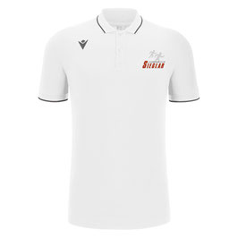 MACRON Comedy ECO Polo weiß mit Sieglarer TV Leichtathletik-Logo