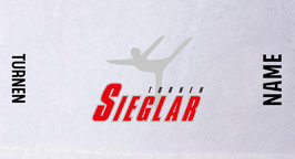 Sieglarer TV Gametowel mit Wunschname und Logo