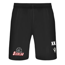MACRON ELM Shorts schwarz mit kleinem Sieglarer TV Basketball-Logo