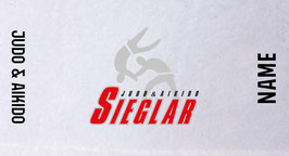 Sieglarer TV Gametowel mit Wunschname und Judo & Aikido-Logo