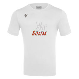 MACRON Boost Hero T-Shirt weiß mit Sieglarer TV Ballsport-Logo