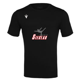 MACRON Boost Hero T-Shirt schwarz mit Sieglarer TV Turnen-Logo