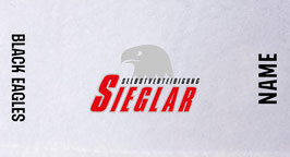 Sieglarer TV Gametowel mit Wunschname und Black Eagles-Logo