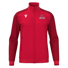 MACRON Anubis Trainingsjacke rot mit Judo & Aikido-Logo