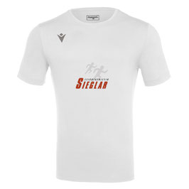MACRON Boost Hero T-Shirt weiß mit Sieglarer TV Leichtaltlethik-Logo
