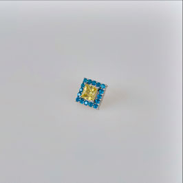 candy square earrings