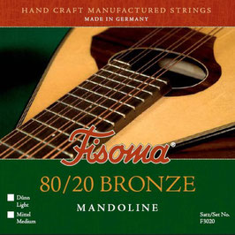 Lenzner, Fisoma, 80/20 Bonze, Mandoline Saiten. (Satz F 3020 M)