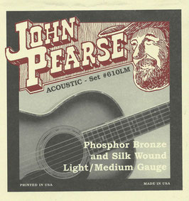 John Pearse Bronze and Silk Light/Medium 012-053 Set #610LM