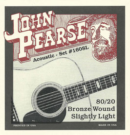 John Pearse 80/20 Slightly Light 011-050 Set #160SL