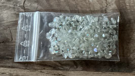 Pinch Bead Crystal Green rainbow