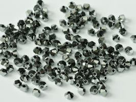 Jet Vaccum  Hematite full 4mm