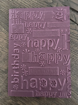 "Happy Birthday" Karte