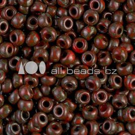 Picasso Opq red Garnet 6/0