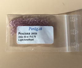 Preciosa light Amethyst 3mm