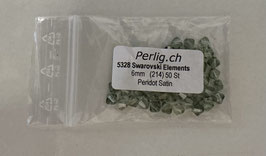 Swarovski Elements Peridot Satin 6mm