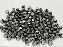 Jet light Hematite 4mm