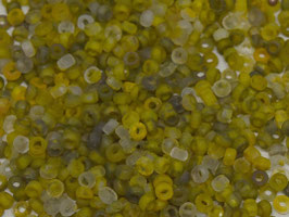 8/0  Etched Crystal Yellow Mix