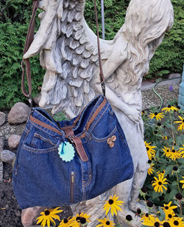 Umhängetasche /Jeansshopper