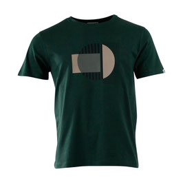 T-shirt Grafik auf Dunkelgrün von Munoman