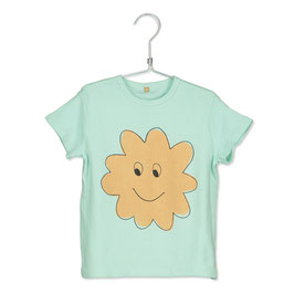 SALE: T-shirt mit Smiley-Wolke auf Wassergrün von Lötiekids