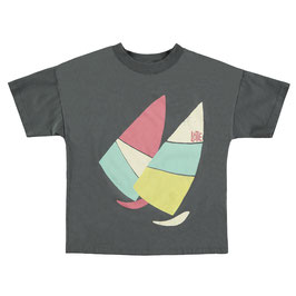 T-shirt Anthrazit mit Windsurf von Lötiekids