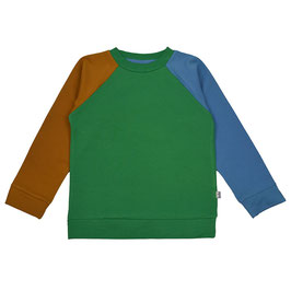Langarm-Shirt Tricolor Grün/Blau/Sandbraun von Baba