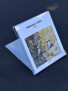 Tischkalender Vögel im CD Case 2025 und Tischkalender Blumen 2025( bitte Wunsch angeben ) auch als A4 möglich für 16.00 Euro