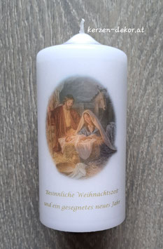 Weihnachtskerze Hl.Familie
