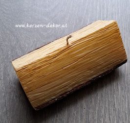 Wachskerze "Holzform"