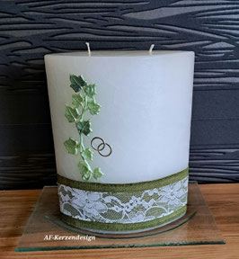 Hochzeitskerze "EFEU" SALE