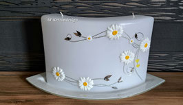 Anlasskerze "Flowers"