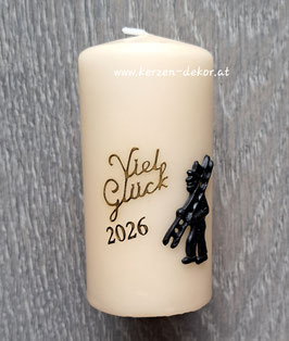 Kerze "Glücksbringer" 2026