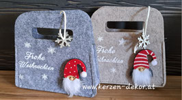 Filz Tasche "Frohe Weihnachten"