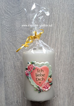 Kerze "LOVE"