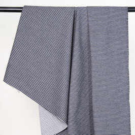 Atelier Brunette Denim Stripes Mid Blue