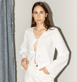 Schnittmuster Puff and Pencil Tie Blouse + Cone Sleeves