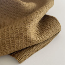 Indian Cotton Honeycomb Weave Olive
