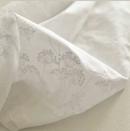 Voile Blanc Fleuri