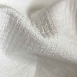 Baumwolle bestickt Creme Weiss