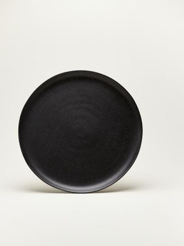 Teller groß - nachtschwarz