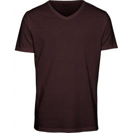 V-Neck dark chocolate