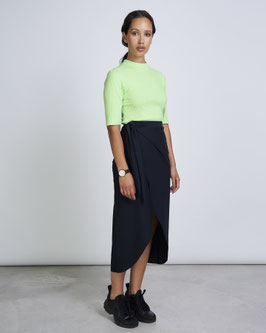 Midi Skirt FRANCESCA neoprene black