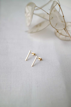 Ohrstecker Minimal Bar Studs Silver
