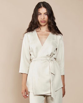 Kimonobluse NEIVA - eggshell