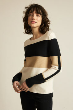 Colorblock Pullover powder/black